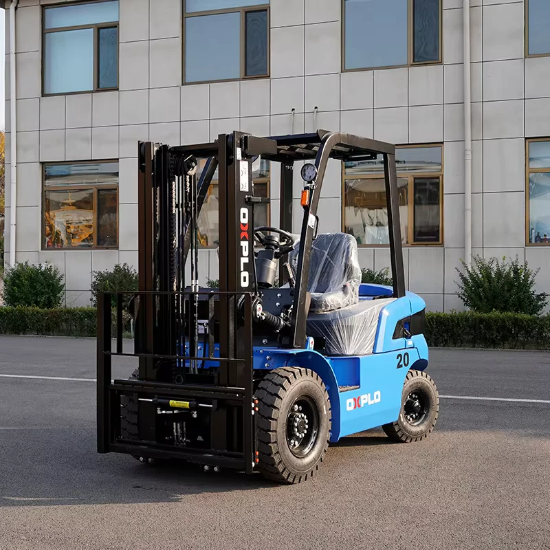 2 Ton Diesel Forklift 3000mm Lift 2 Stage Free Lift Mast High Stability for Heavy Pallet Handling Applications