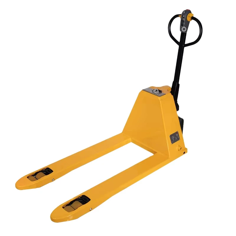 2 Ton Full Electric Pallet Truck Portable Battery Forklift with Hand Actuated Drive Big Motor Pallet Jack