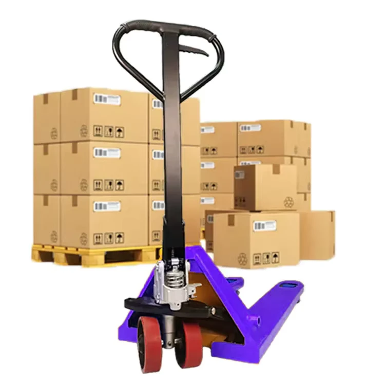 2 Ton Hydraulic Manual Pallet Jack Hand Pallet Truck with PU Wheels for Outdoor Use