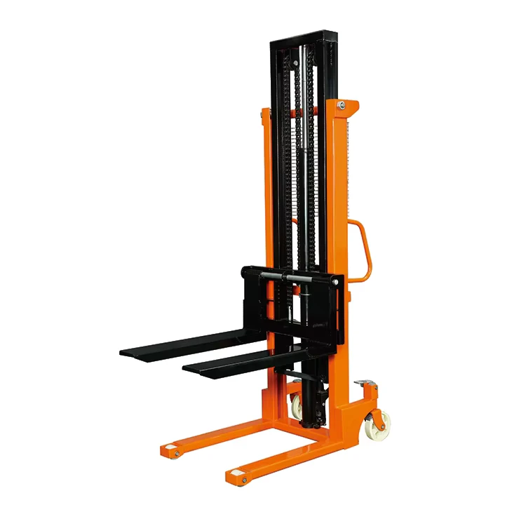 2 Ton Hydraulic Pallet Stacker Hand Operated Manual Lifter Forklift Fork Stacker Transpallet