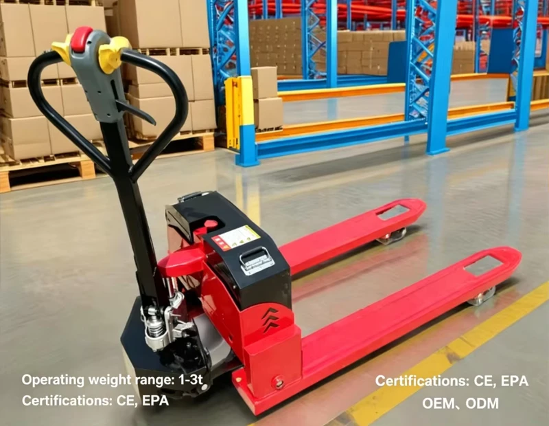 2 Ton Hydraulic Portable Weighing Pallet Truck with Lithium Battery Electric Pallet Jack Similar Forklift