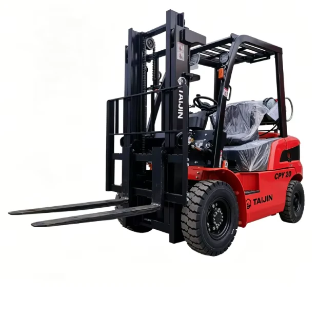 2 Ton LP Gas Dual Fuel CPY20 Forklift Truck with Core Components for Farm Construction Restaurant Industries Pallet Packing