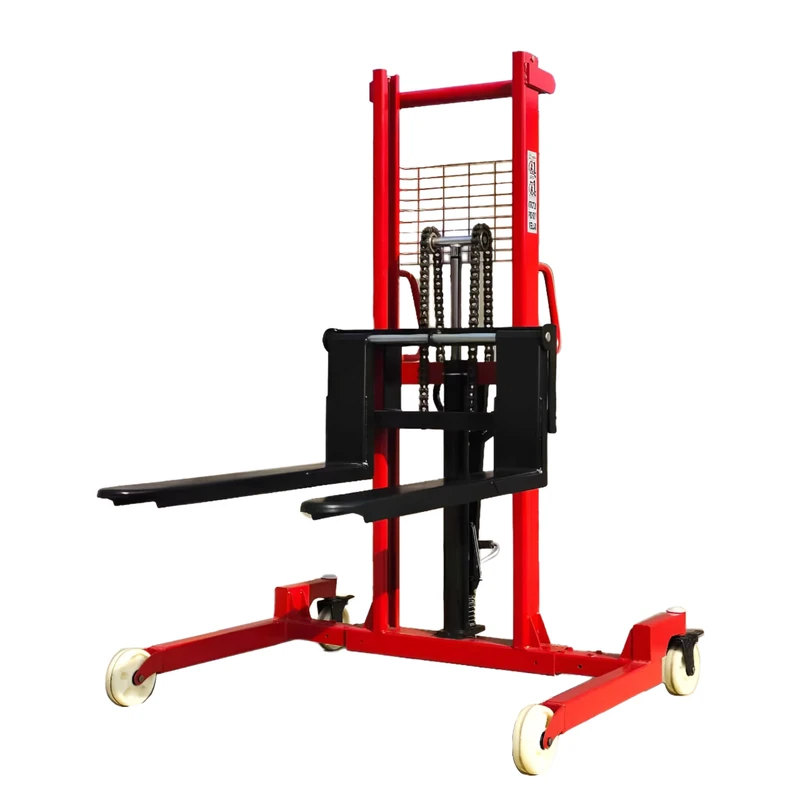 2 Ton Manual Pallet Truck All Terrain Heavy Duty with Solid Tires and Reinforced Chassis for Rough Ground Warehouse