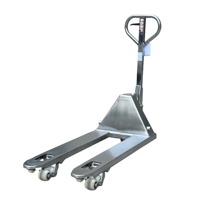 2 Ton Manual Stainless Steel Hand Pallet Truck for Clean Room Forklifts in Retail Restaurant Industries