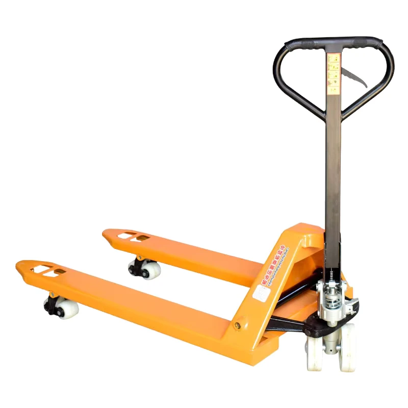 2 Ton Nylon Wheel Pallet Truck Heavy Duty Manual Hydraulic Pallet Move Truck Trolley Pallet Handling Equipment Tools