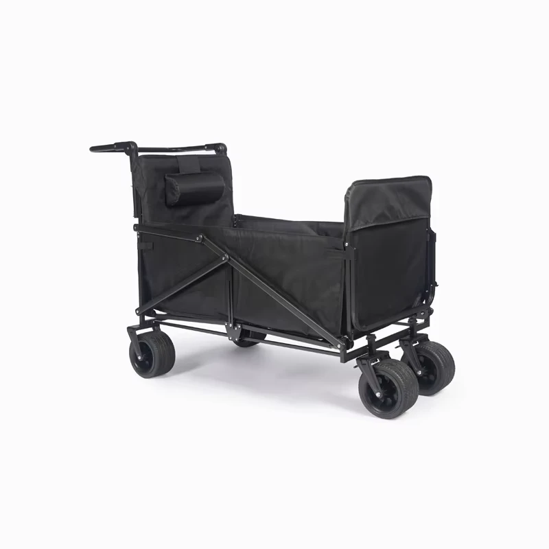 2 in 1 Foldable Camping Wagon Cart for Outdoor Picnics Fishing Camping with Customized OEM Support