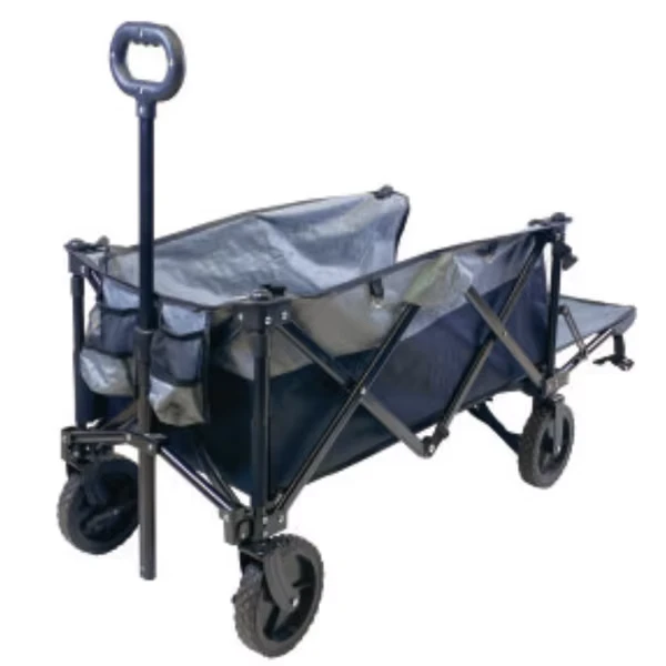 2 in 1 Sofa Seat Foldable Trolley Cart Customized Portable Camping Storage Collapsible Outdoor Utility Folding Wagon 600D