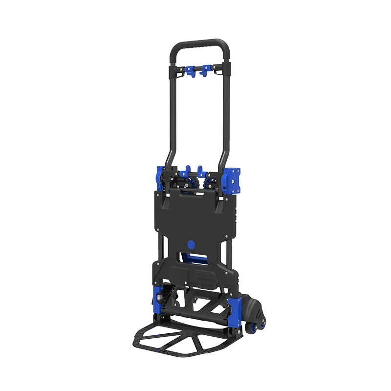 2 in 1 stair climber Folding Hand Trolley 8 Wheels Convertible Multi-Function Hand Truck Moving Luggage Cart