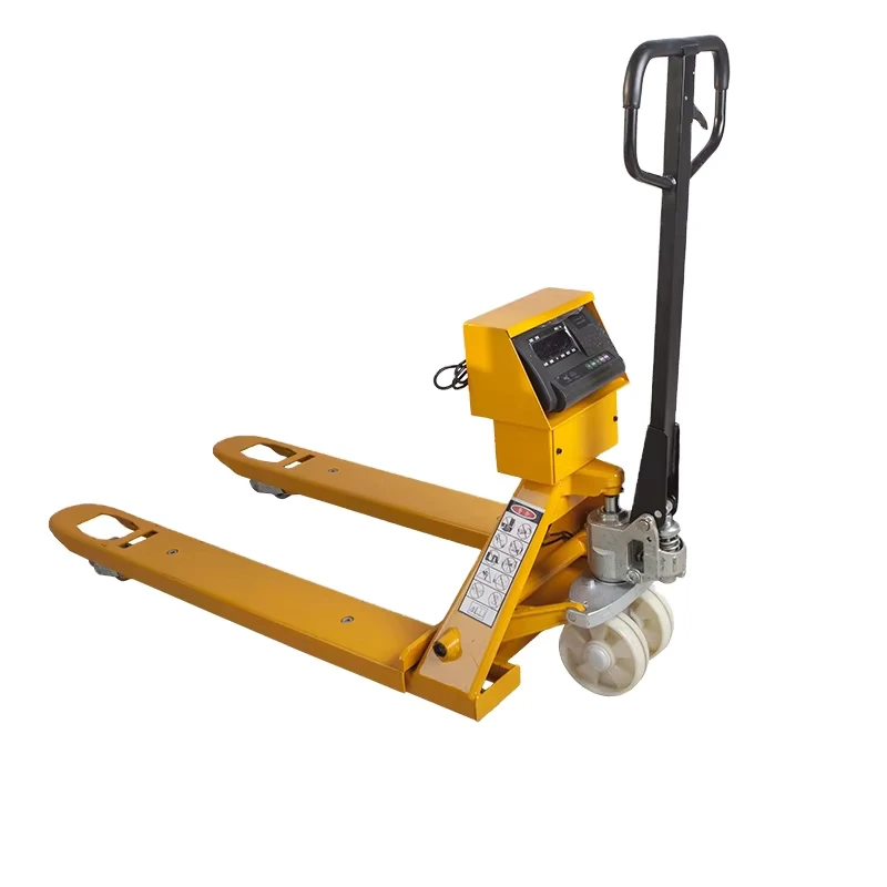 2-ton 3-ton Manual Pallet Trucks with Scales Suitable for the Retail and Food Service Industries