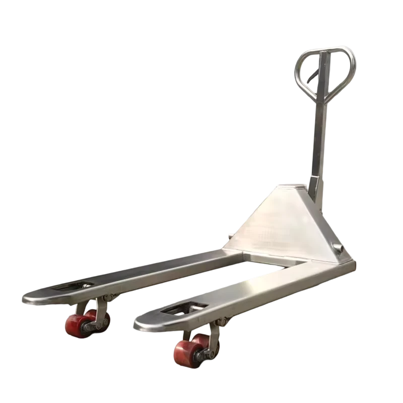 2.5Ton Stainless Steel Forklift Truck Pallet Truck Hand Pallet Optional Scale for Building Material Shops