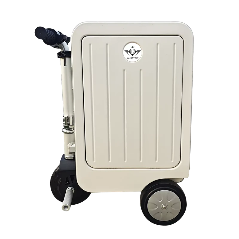 20 Inch Aluminum Smart Scooter Luggage Portable Airport Carry on Travel Roller Case Waterproof Anti Theft Practicality