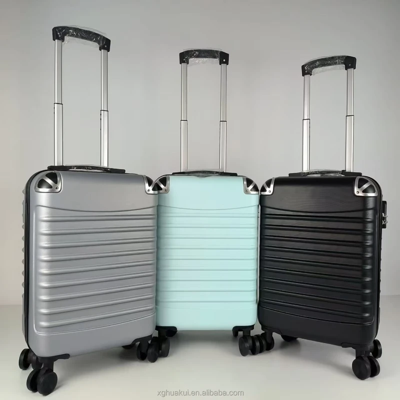 20 Inch Carry On Luggage Small Cabin Travel Suitcase Durable ABS Trolley Spinner Wheels Hand Luggage Tote