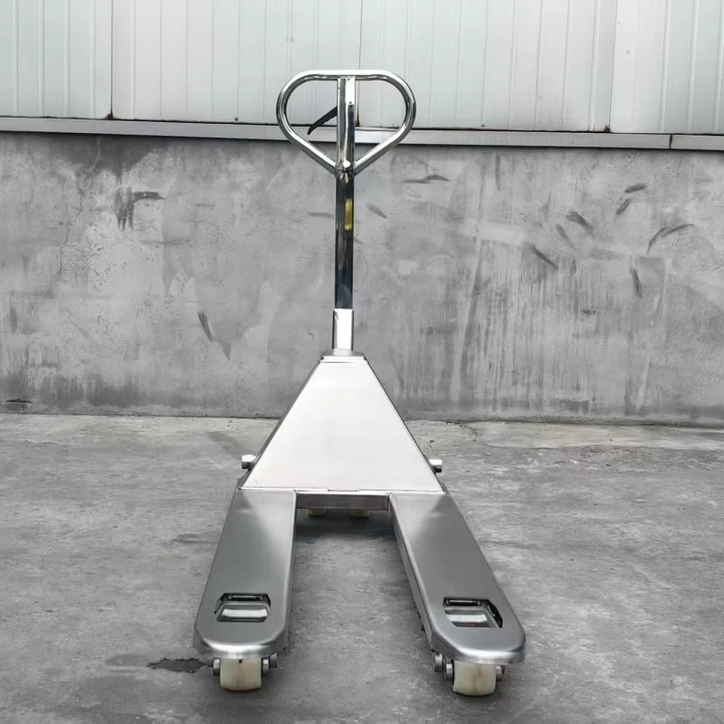 2000/2500/3000kg Capacity Stainless Steel Hydraulic Hand Pallet Truck Manual Forklifts Hand Carts Trolleys