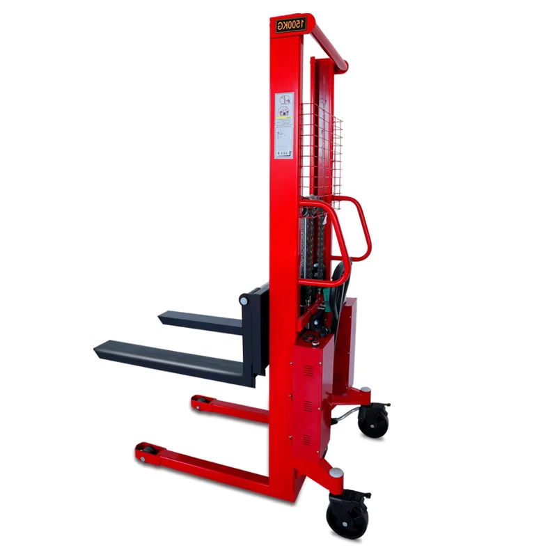2000 kg 2 Ton Pump Weight Manual Hydraulic Forklift Hydraulic Lifting Pallet Stacker Forklift