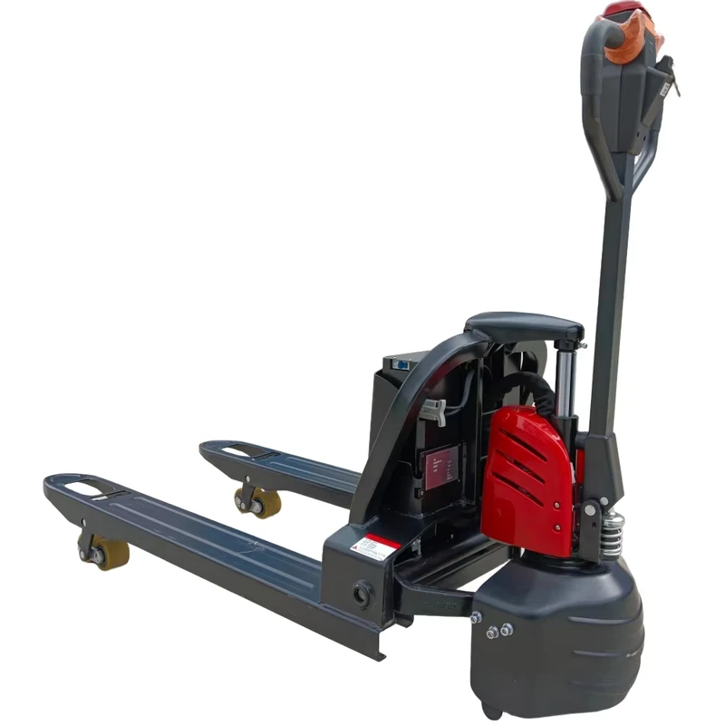 2000kg Electric Pallet Jack with PU Wheels Electric Walking and Lifting