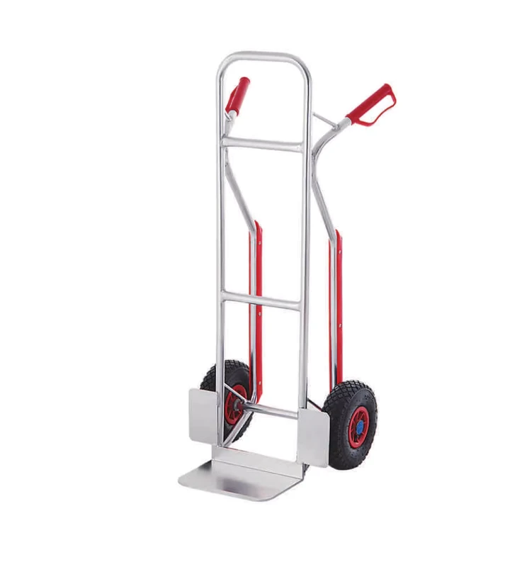 200KGS Factory Boutique Alum Trolley Hand Truck Pneumatic Tire for Factory for Transportation Warehouse Trolley