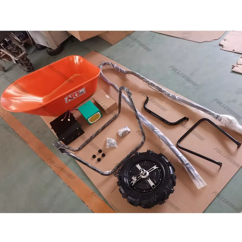 200Kgs Heavy Duty Motorized Lithium Battery Electric Wheelbarrow