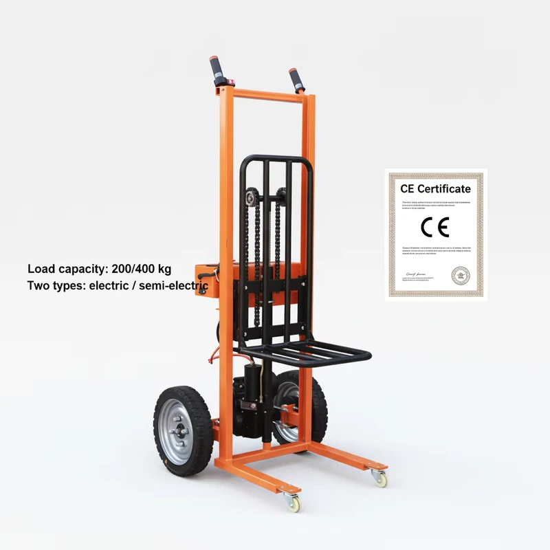 200kg Electric Hand Truck for Warehouse Mute Battery Powered Trolley Labor Saving Cargo Transport
