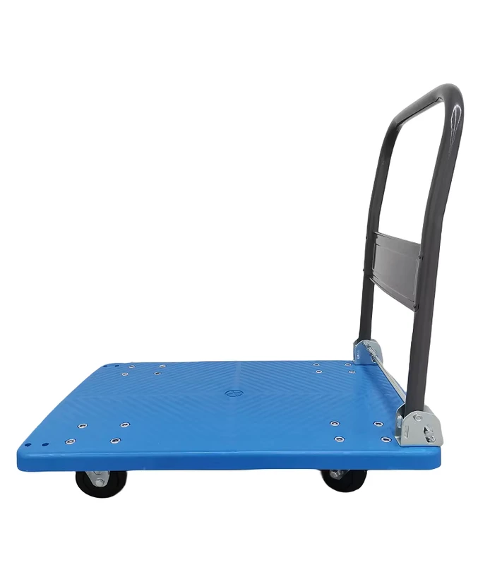 200kg Handtruck Hand Cart Industrial Plastic Foldable Platform Trolley