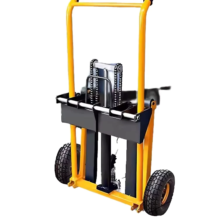 200kg Hydraulic Forklift Portable Manual Lift Truck Stacker for Material Handling