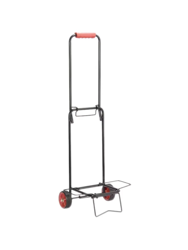 20KG Capacity Steel Frame Folding Metal Portable Hand Truck Luggage Cart Trolley Two-wheel Utility Cart OEM