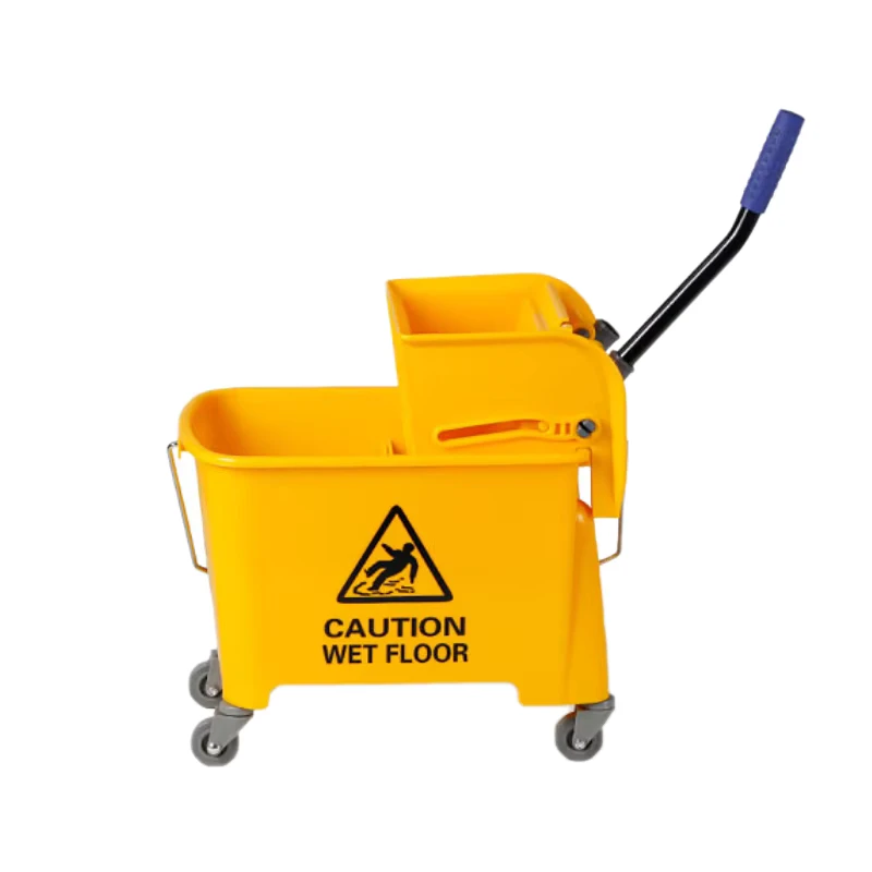 20L Lightweight Mop Wringer Bucket Easy Carry and Store Ideal for Home and Small Space Cleaning
