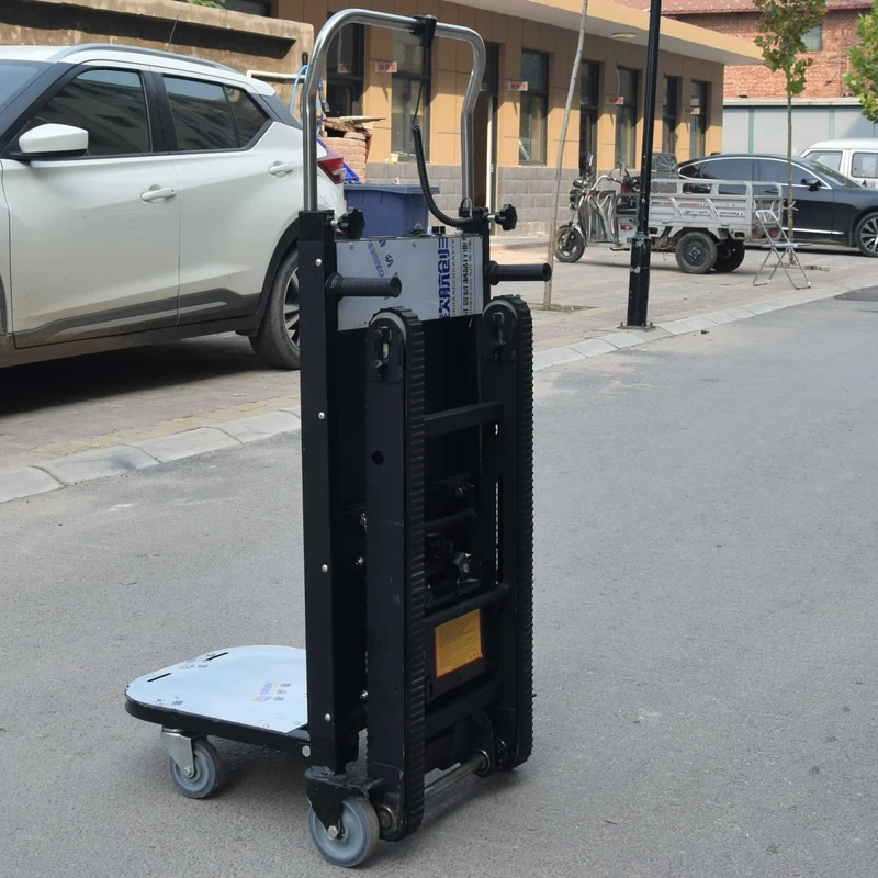 225Kg Electric Trolley Stair Climber Crawler Lithium Battery Stainless Foldable Industrial Transport Dolly Stair Climber