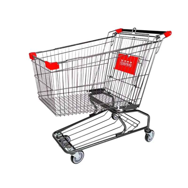 240L American Style Shopping Trolley Supermarket Shopping Cart