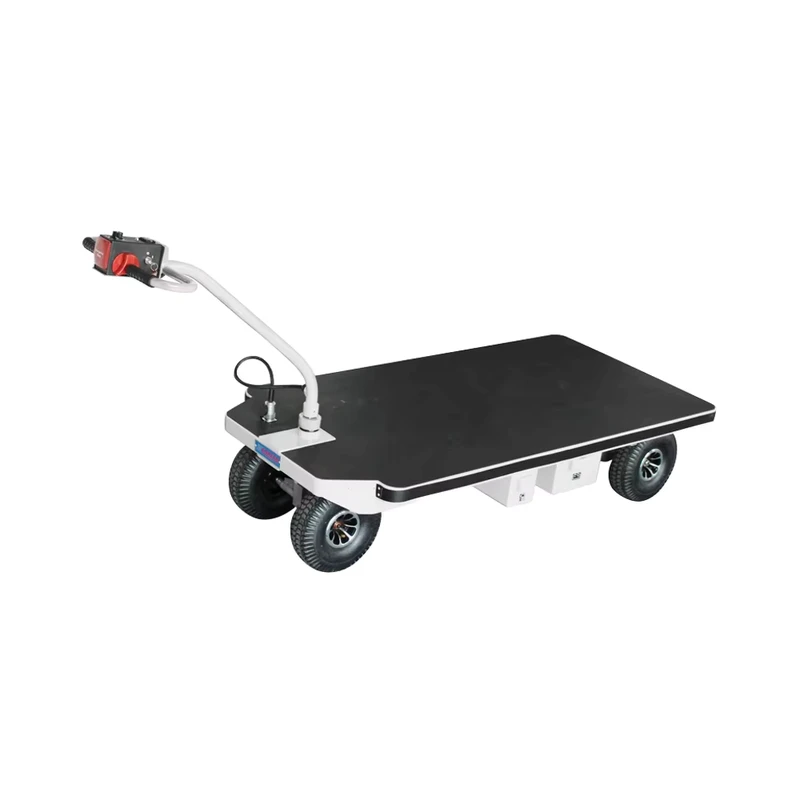 24V 160A Foldable Controller Electric Wheelbarrow 2x12V 65Ah Battery System Industrial Platform OEM Construction Site Garden