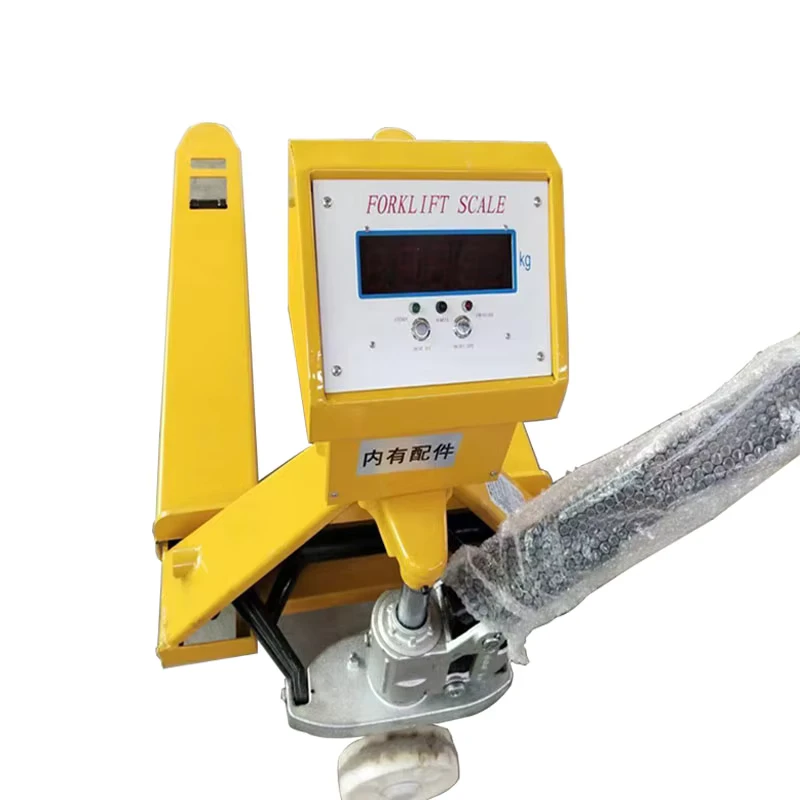 2500KG Hydraulic Pallet Trolleys Hand Pallet Jack Truck with Weight Scale