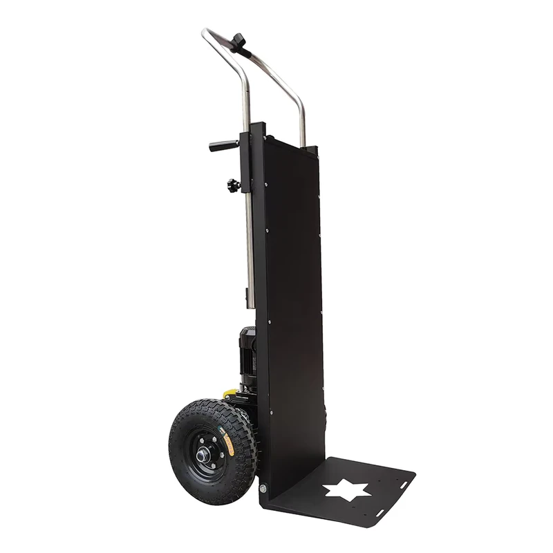 250kg 400kg Electric Adjust Speed Powered Hand Cart Heavy Duty Stair Climbing Trolley Shopping Trolleys Lithium Battery OEM