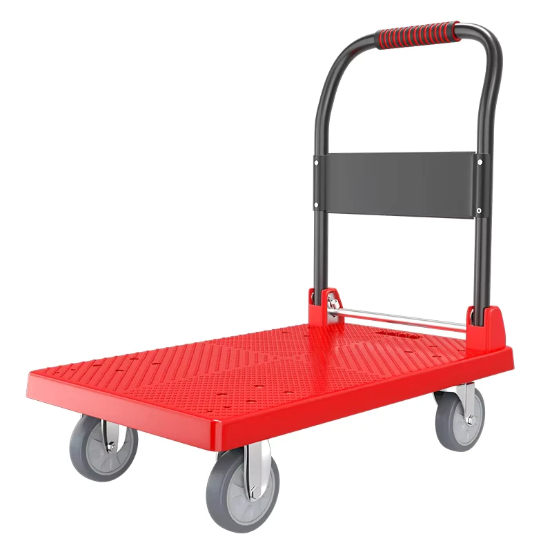 250kg Heavy Duty Honeycomb Hand Truck with TPR Casters Industrial Warehouse Trolley High Load Capacity