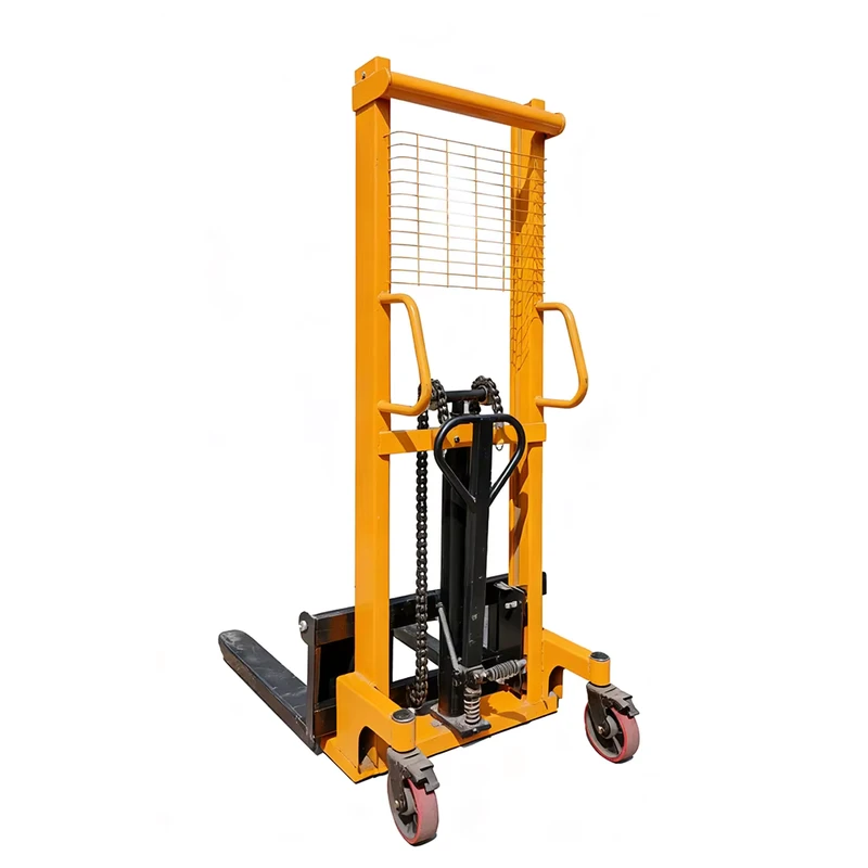 2Ton 1.6M Forklift Hydraulic Manual Stacker Forklifts Hand Pallet Truck Stacker