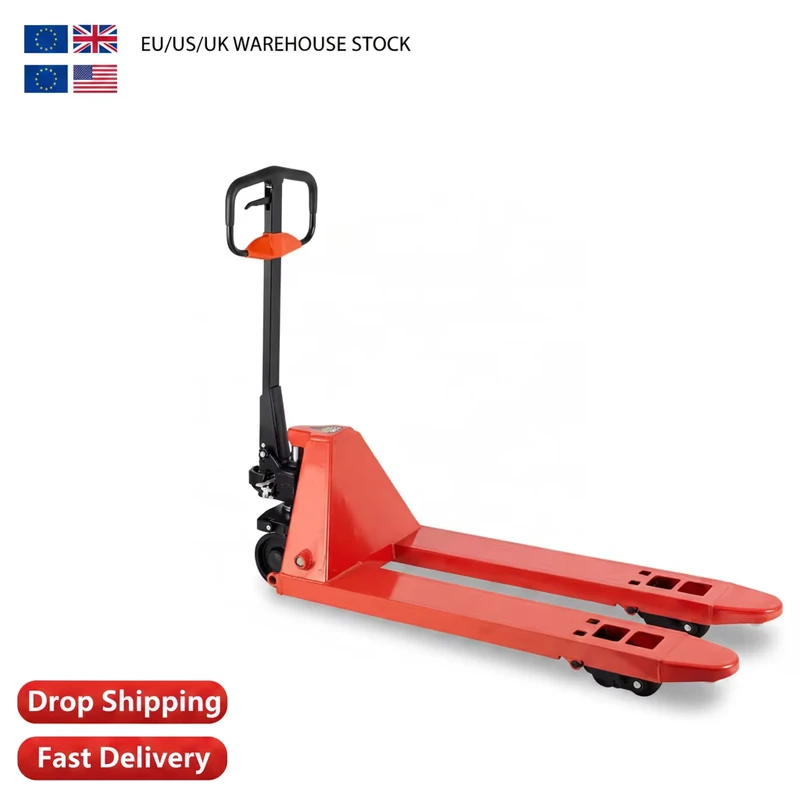 2Ton 3Ton 5Ton Operated Manual Forklift Pump Pallet Truck Power Trolley Heavy Duty Load Hydraulic Cylinder Hand Pallet Jack