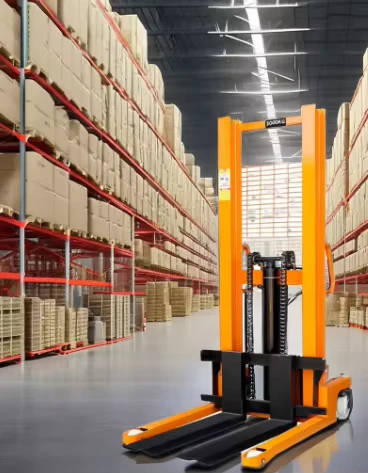 2t 1.6m Multifunctional Manual Hydraulic Stacker Forklift