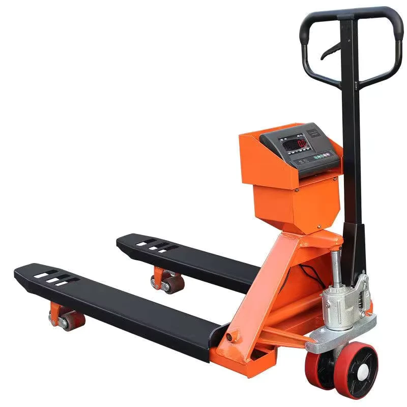2ton 3ton Hydraulic Pallet Jack with 0.5KG Precision Scale Hand-Actuated Lift Drive Weighing Truck Type