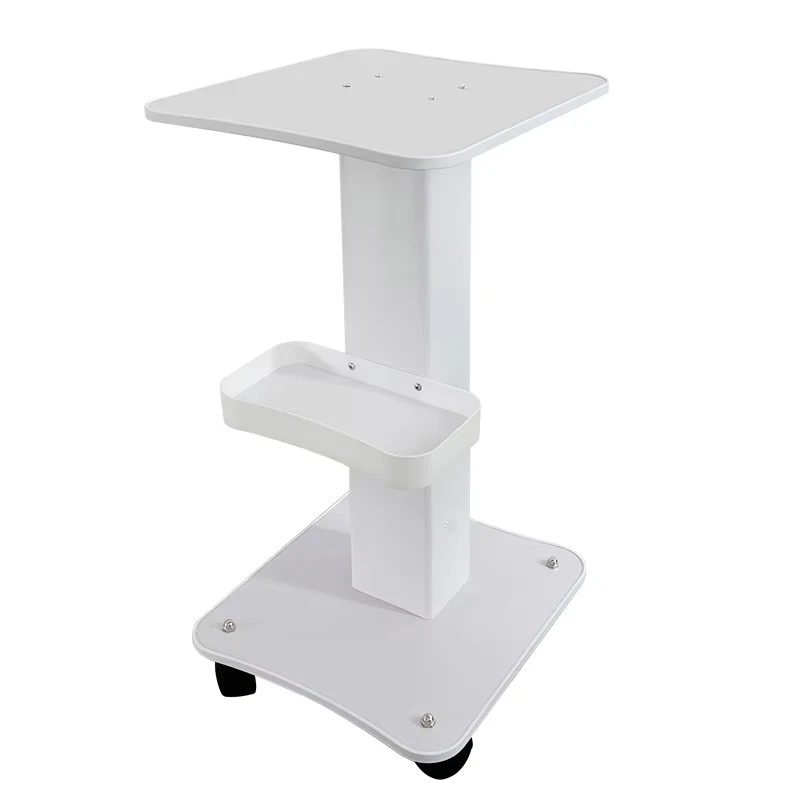 3 Layer Beauty Salon Trolley Cart with Tray Wooden Salon Trolley