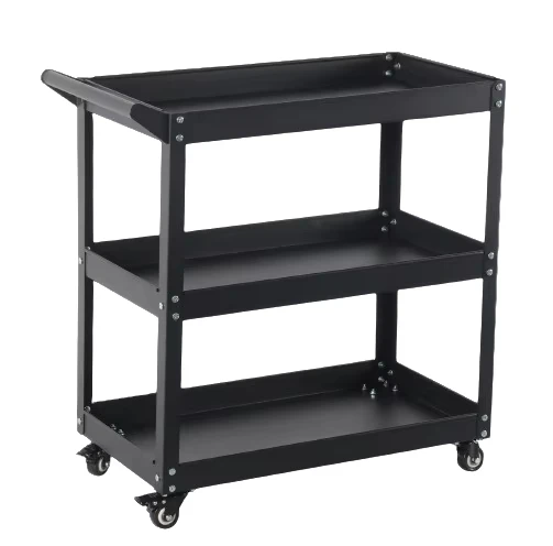 3 Layer Beauty Salon Trolley Professional Tattoo Mobile Metal Workstation Trolley