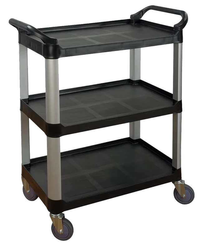 3 Layer Utility Restaurant Wine Trolley Mobile Food Delivery Service Cart