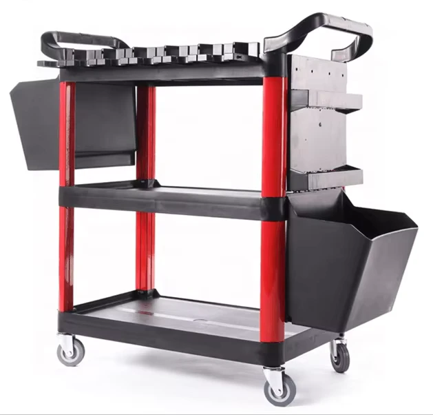 3 Shelf Utility Trolley Cart