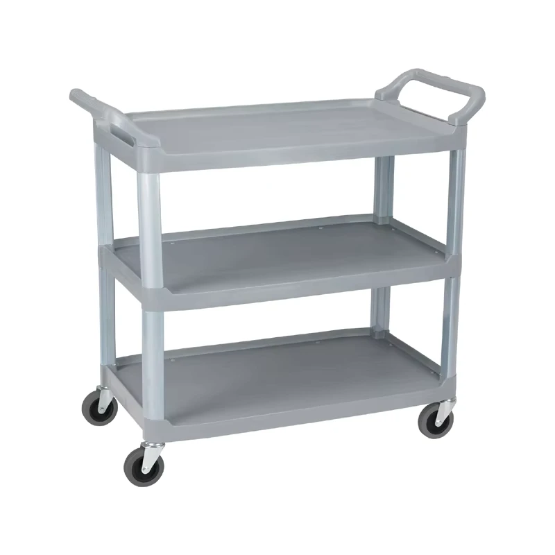 3 Shelves Layer Restaurant Cart Service Cart Janitorial Cart Kitchen Food Trolley