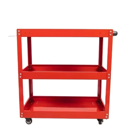3 Tier Heavy Duty Movable Utility Workshop Garage Mechanic Tool Cart 3 Layer Tool Cart