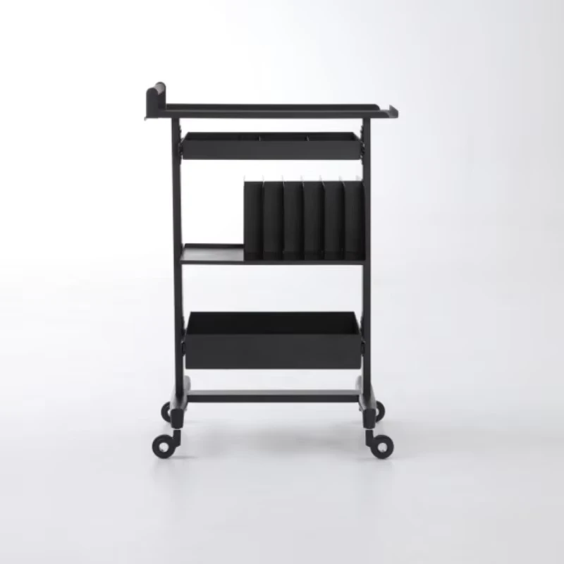 3 Tier Modern Stainless Steel Beauty Salon Trolley Cart 4 Castors Lock Mobile Medical Utility Cart for Spa Tattoo Hairdressing
