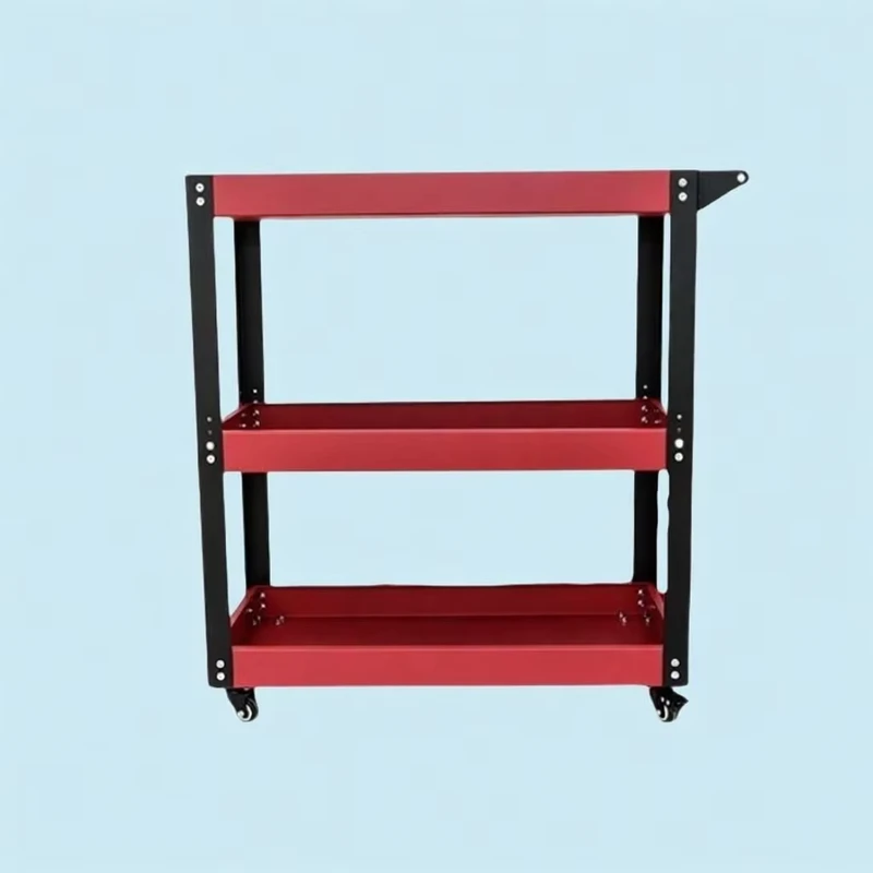 3 Tier Tool Trolley Cart Industrial Commercial Service Cart Garage Service Tool Cart for Mechanics Home Workshop Garage
