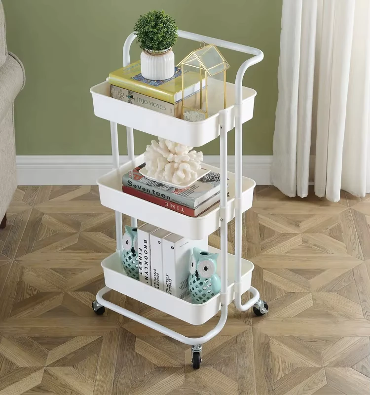 3 Tier Utility Cart Popular Raskog Rolling Storage Cart Hand Push Cart