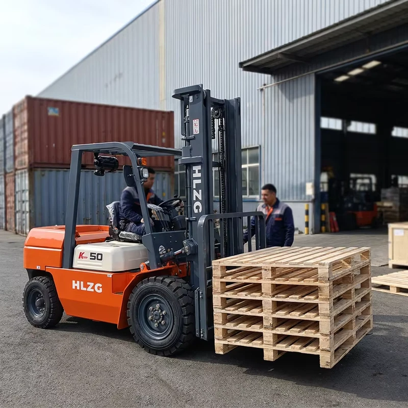 3 Ton Diesel Forklift Hardware Building Material Warehousing Reinforced Fork Heavy Duty