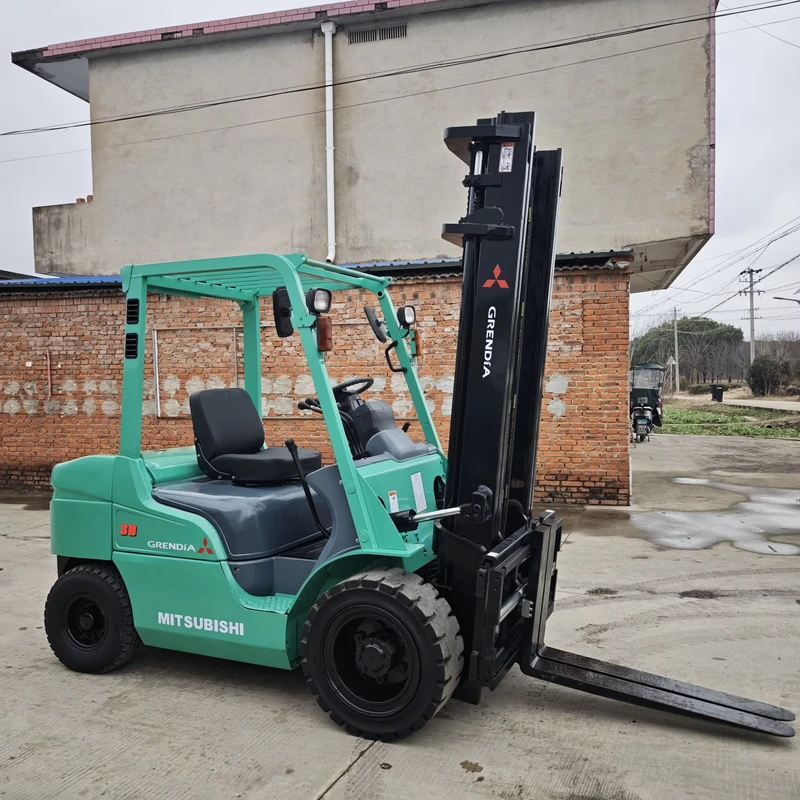 3 Ton Diesel Forklift Truck Construction Farm Equipment 3T Load Capacity 1220mm Long Internal Combustion Forklift