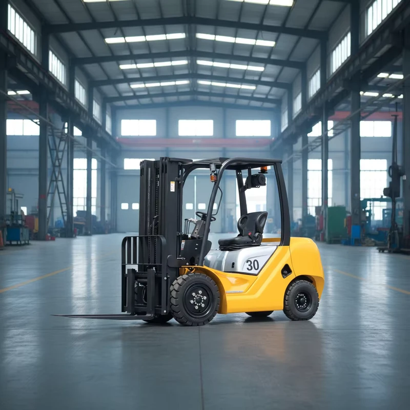 3 Ton Diesel Forklift Truck Side Shift Attachment IC Lift Truck for Stone Handling