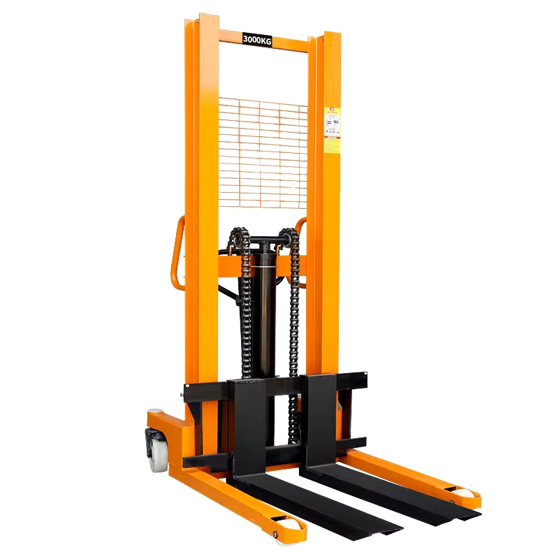 3 Ton Heavy Duty Manual Pallet Truck Low Profile Design Reinforced Chassis for Warehouse and Factory Indoor Applications