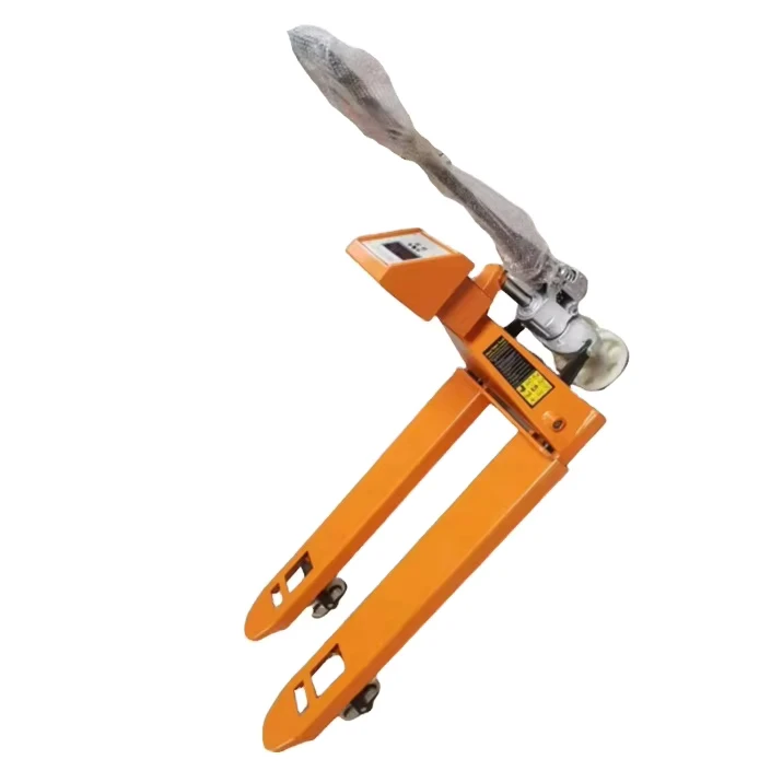 3-Ton Hydraulic Lift Pallet Truck with Foldable Electronic Weighing Scale Hand Pallet Jack